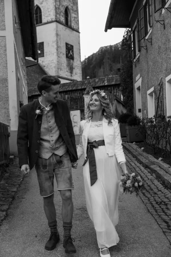 Hochzeitsshooting im Freien